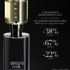 Armani Beliebtes Parfum^Code Homme Eau de Toilette Spray - nachfüllbar von
