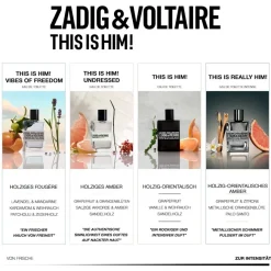 Zadig u0026 Voltaire Eau De Toilette^Zadig & Voltaire This Is Him! Vibes Of Freedom Eau de Toilette Spray